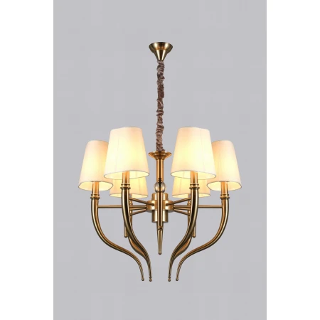 8658/6LT BRASS (1) Люстра Veneto Luce 