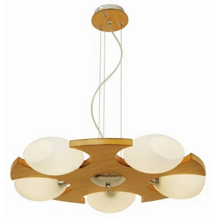 85388/5P WOOD+CH (1) Люстра 