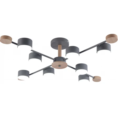 GX3751-8 GREY+WOOD (1) Люстра RL 