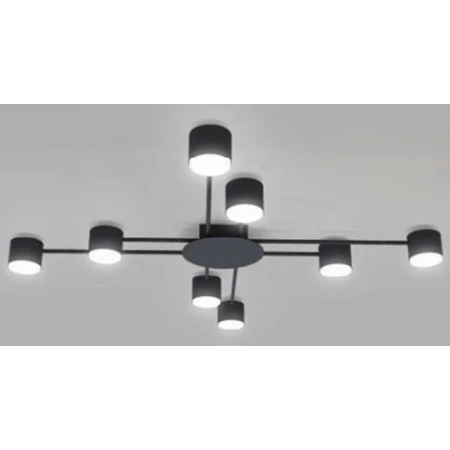 CL-POINT-R001-GX53*8 BLACK BK (1) Люстра NW 