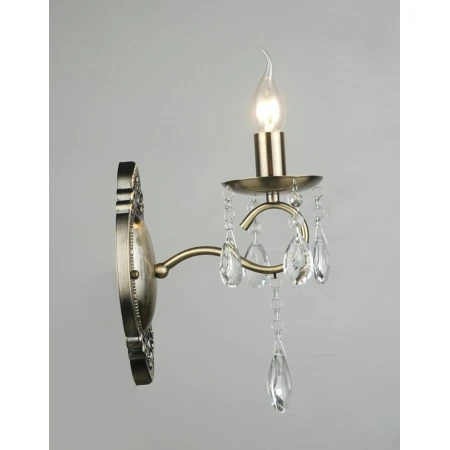 P6764/1W AB (1) - Бра Барокко (Свеча на ветру)