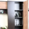 Шкаф 2-х дверный Крафт дуб крафт табачный, орех вирджиния 