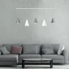 Подвесной светильник Eurosvet Castle 50088/5 белый/серебро
