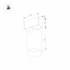 Трековый светодиодный светильник Arlight Mag-Spot-45-R85-12W Day4000 033425