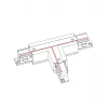 Коннектор T-образный правый 1 Nowodvorski Ctls Power 8242