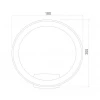 Уличный настенный светодиодный светильник Elektrostandard Ring 1710 Techno Led белый 4690389175961