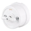 Переключатель Werkel одноклавишный Retro белый W5612001 4690389166709