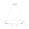 Подвесная светодиодная люстра Arte Lamp Ring A2186SP-1WH
