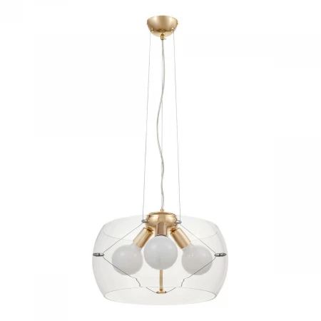 Подвесная люстра Lumina Deco Globo LDP 6018-400 PR+F.GD