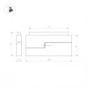 Трековый светодиодный светильник для магнитного шинопровода Arlight Mag-Orient-Flat-Fold-S230-12W Day4000 034661(1)