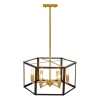 Подвесная люстра Lumina Deco Lorton LDP 1142-6 BK+MD