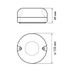 Настенно-потолочный светодиодный светильник Jazzway PBH-PC4-RA 5009349