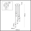 Подвесная люстра Odeon Light SCROW 5058/25L Подвесная люстра Odeon Light SCROW 5058/25L