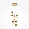 Подвесная светодиодная люстра Maytoni Drop MOD273PL-L80G3K