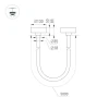 Подвесной светодиодный светильник Arlight SP-Tropic-Surface-R18-L5000-58W Warm3000 043405