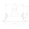 Встраиваемый светильник Elektrostandard Tune 25015/01 a065468
