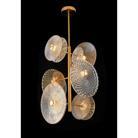 Люстра подвесная Alfa Light F4024-48 380*1200MM AB COLOR led