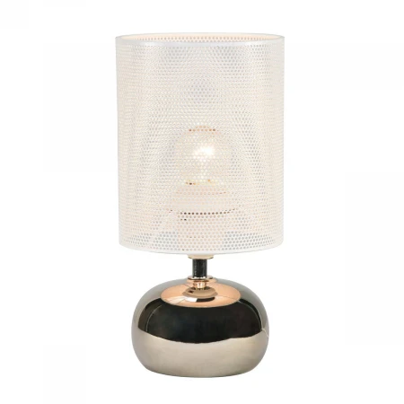 Настольная лампа Uniel UML-B307 E14 Silver/White UL-00012423