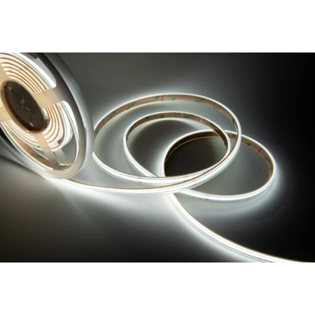 Светодиодная влагозащищенная лента Fiberli 480S-50-67 9,6W/m 480LED/m холодный белый 5M 12840101