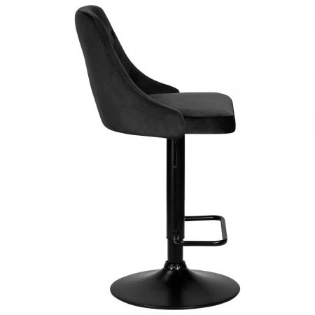 Стул барный DOBRIN JOSEPH BLACK (черный велюр (MJ9-101)) 5021_BlackBase-LM JOSEPH BLACK