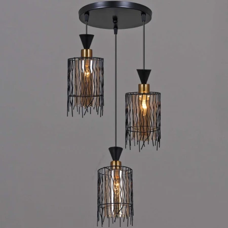 Люстра подвесная Reluce 05984-0.9-03 BK