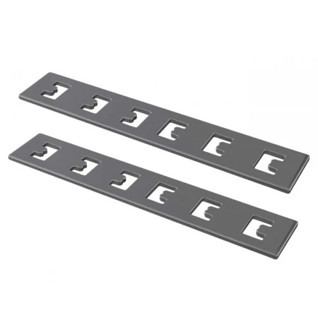 Соединительный крепёж Hesby Lighting ElDeko для встраиваемого шинопровода, серебристый, 2 шт HSBL_0065