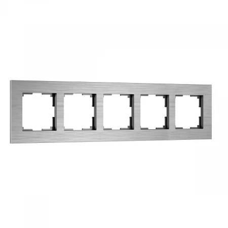 Рамка Werkel AluMax на 5 постов алюминий W0053506 4690389214318 Рамка Werkel AluMax на 5 постов алюминий W0053506 4690389214318