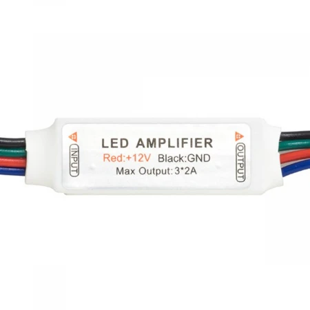 Мини-усилитель RGB ELF, 12/24В, 2А/канал ELF-miniAmplifier