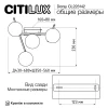 Потолочная светодиодная люстра Citilux Dorsy CL223142 Потолочная светодиодная люстра Citilux Dorsy CL223142