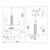 Подвесная люстра Ambrella Light High Light Modern LH56215