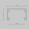 Шинопровод накладной Maytoni Technical Busbar trunkings Basity TRX172-111B