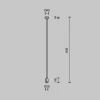 Крепление потолочное Maytoni Technical Accessories for tracks Flarity TRA159C-SL1-B