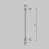 Крепление потолочное Maytoni Technical Accessories for tracks Flarity TRA159C-S1-BS