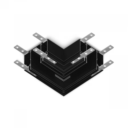 Коннектор L-образный встраиваемый Ambrella Light Track System Magnetic 220V GL1046