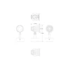 Уличный настенный светодиодный светильник Arte Lamp Elsie A1127AL-1BK