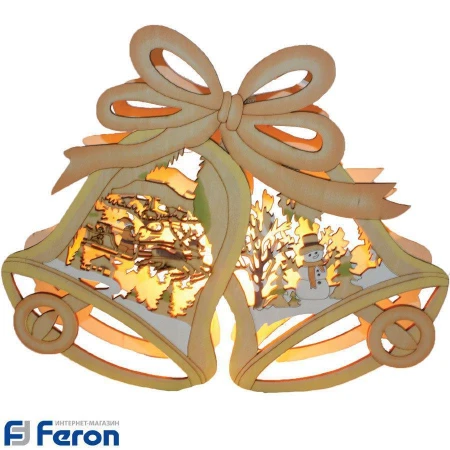 Световая фигура "зимние колокольчики", lt067