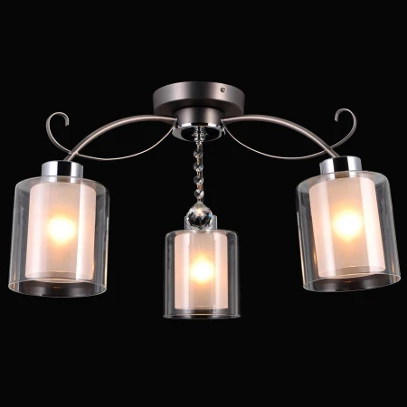 Люстра Natali Kovaltseva MYSTERY 75094/3C STAIN NICKEL MYSTERY