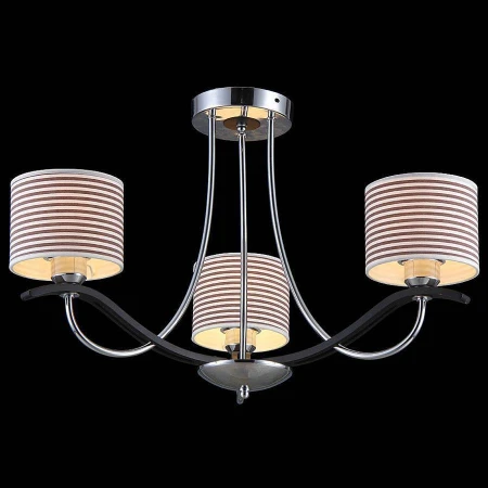 Люстра Natali Kovaltseva 75012-3C CHROME OLIVIERA