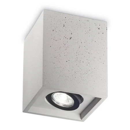 Точечный светильник Ideal Lux OAK PL1 SQUARE CEMENTO