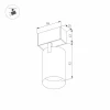 Трековый светодиодный светильник Arlight Mag-Spot-45-R85-7W Day4000 026965 Трековый светодиодный светильник Arlight Mag-Spot-45-R85-7W Day4000 026965