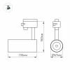 Трековый светодиодный светильник Arlight LGD-Zeus-2TR-R67-10W Warm3000 025941(1) Трековый светодиодный светильник Arlight LGD-Zeus-2TR-R67-10W Warm3000 025941(1)